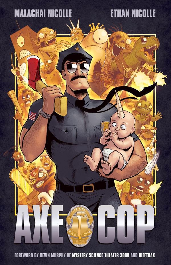 斧子警察动画海报